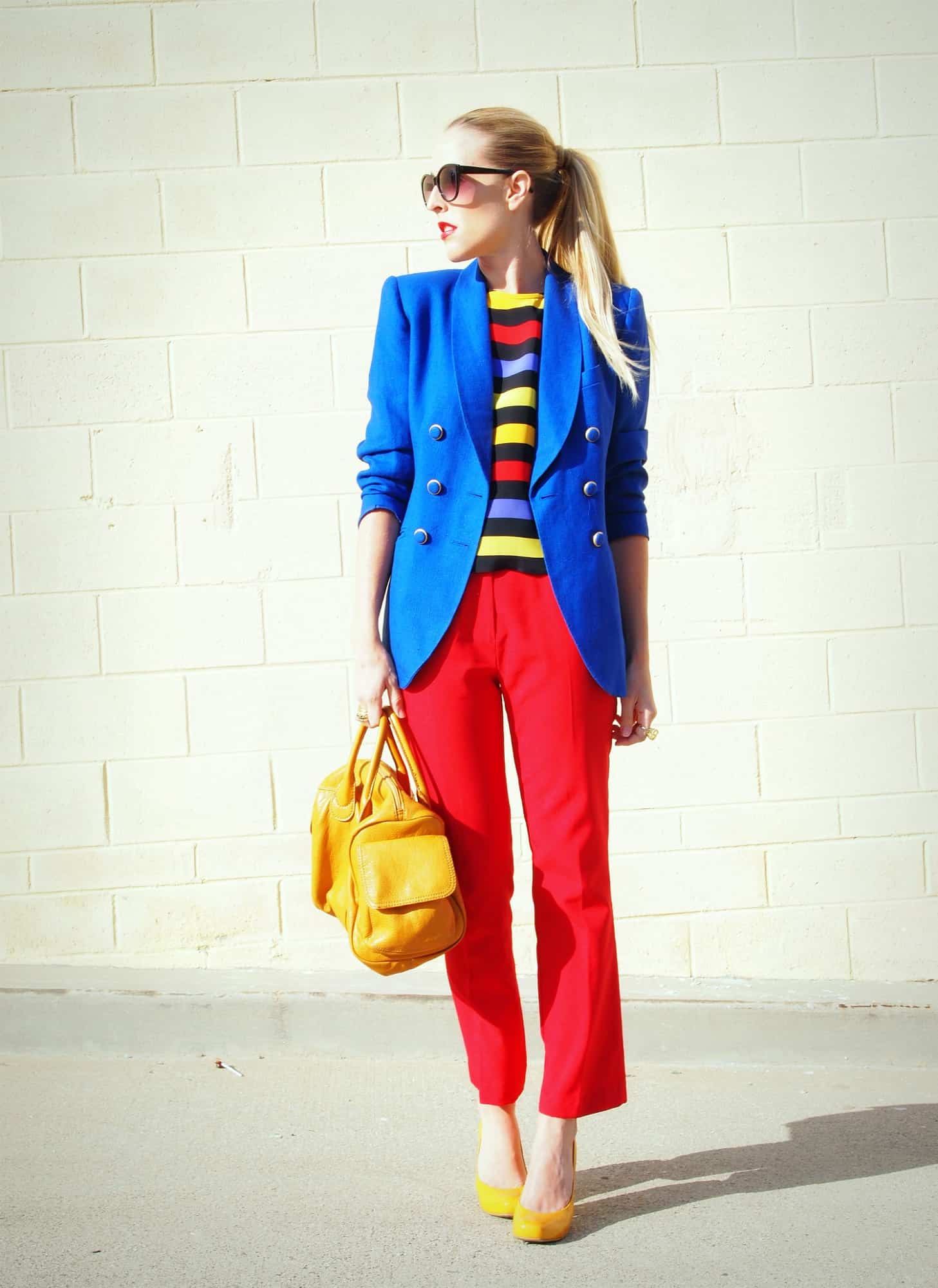Primary Colors outfit - Suit Who